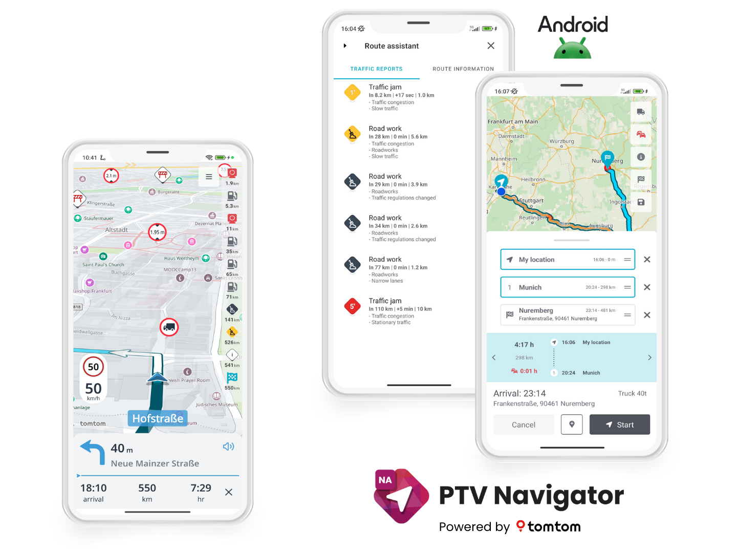 PTV Navigator | Reliable truck navigation