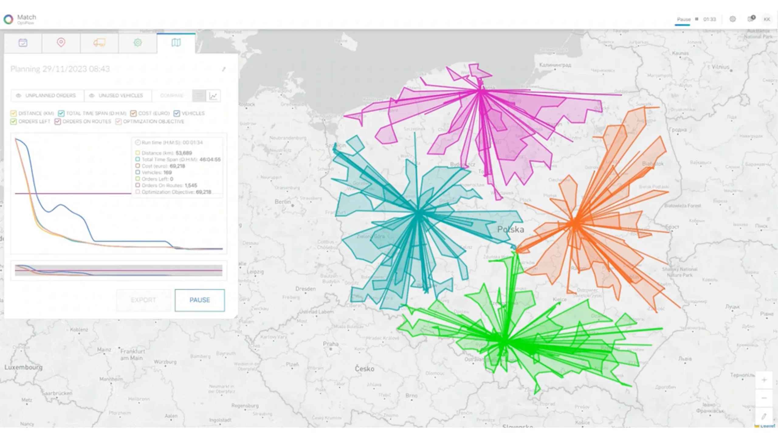 PTV OptiFlow | Optimize your routes