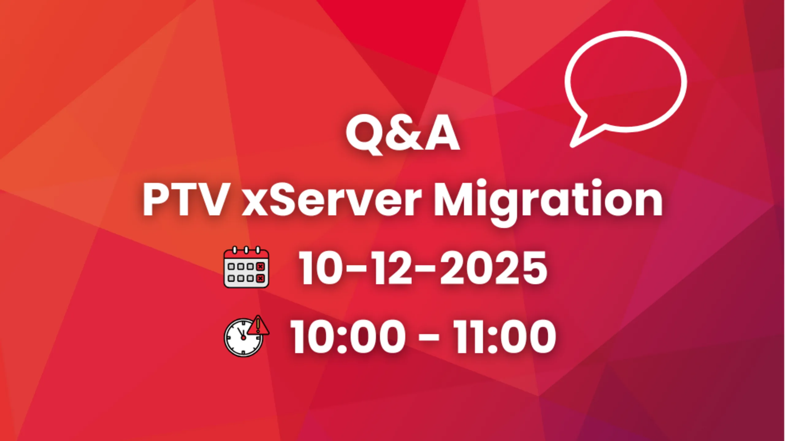 Q&A PTV xServer December