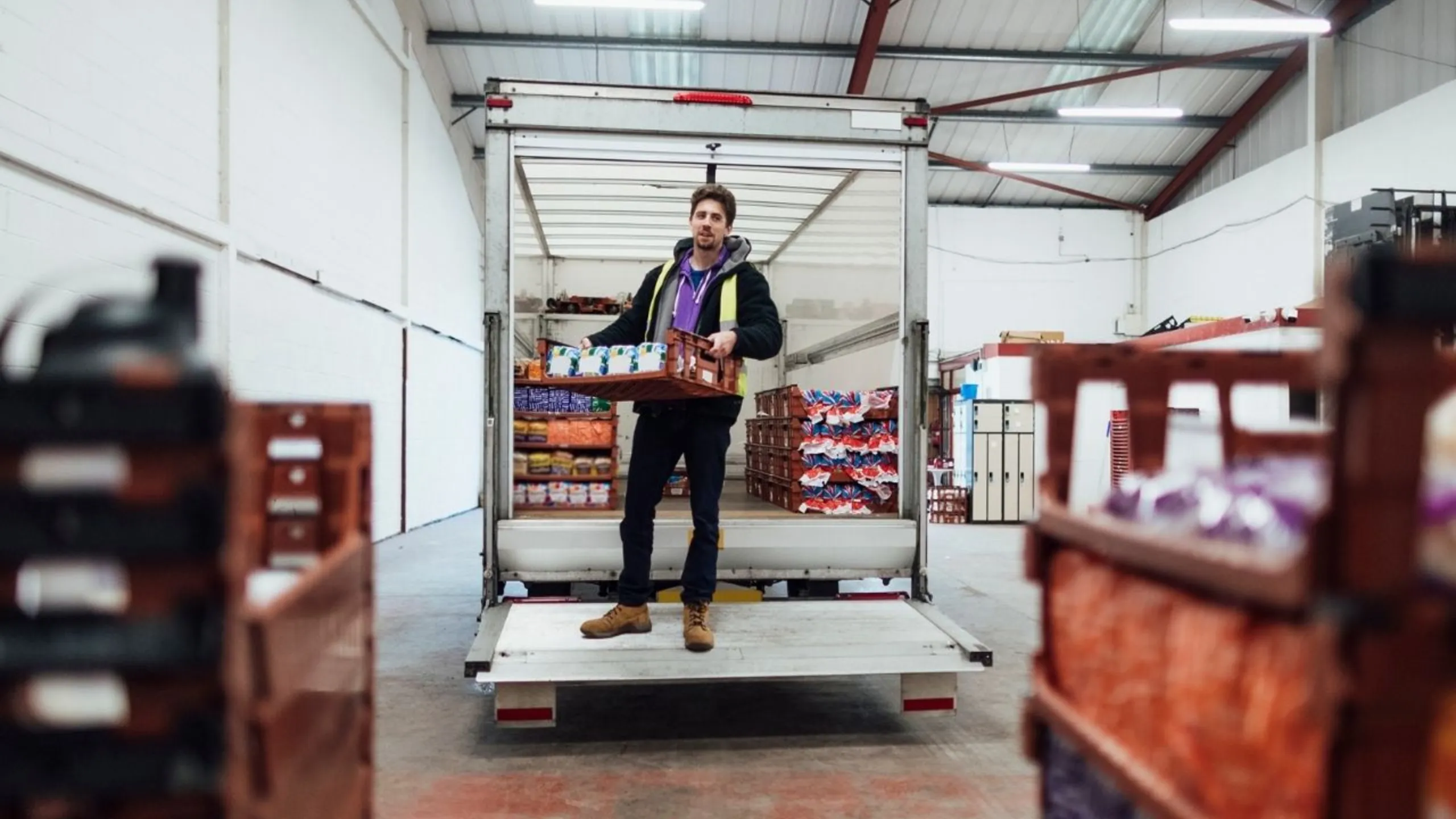 Delivering food and beverages