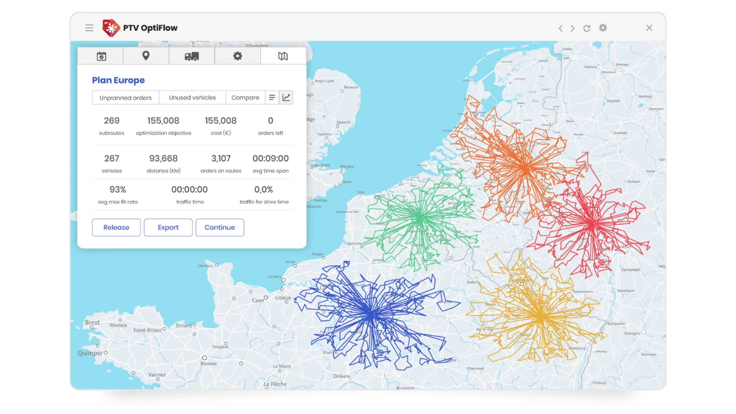 PTV OptiFlow | Route optimization