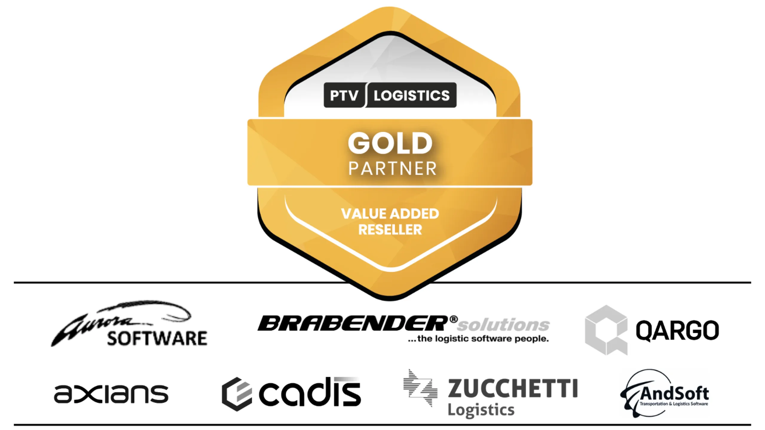 PTV Logistics' gold partners