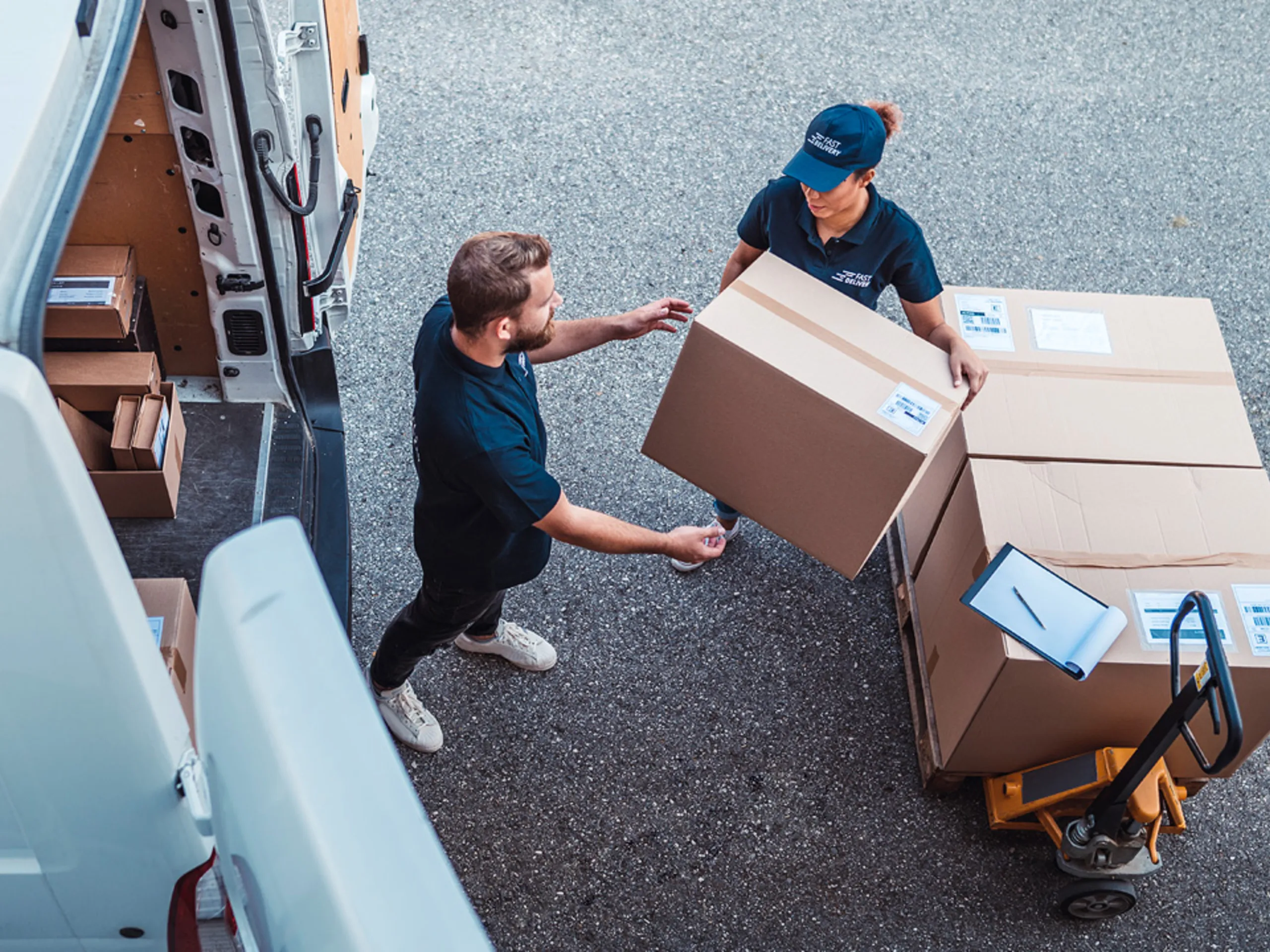 Delivery van