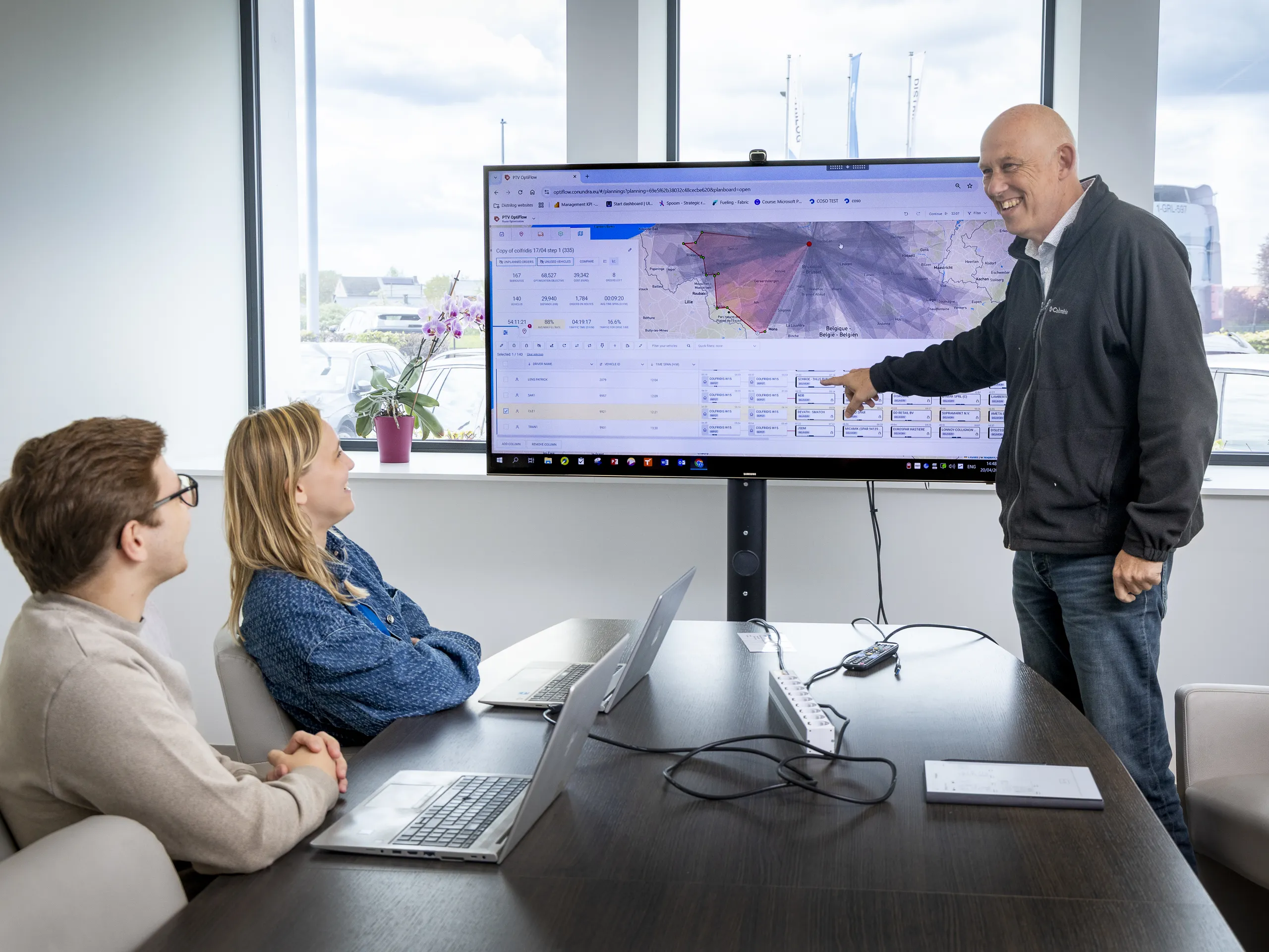 Distrilog Transforms Transport Planning