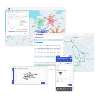 Routing, optimization & delivery management software