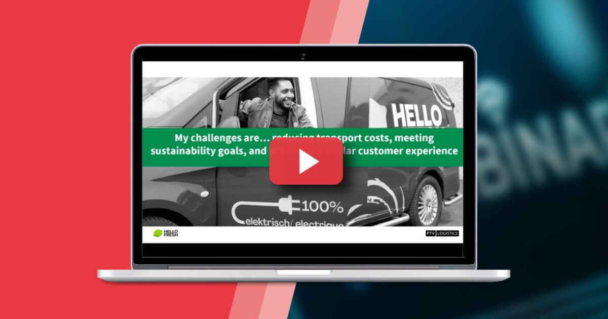 Watch the HelloFresh webinar recording | PTV Logistics | PTV Logistics